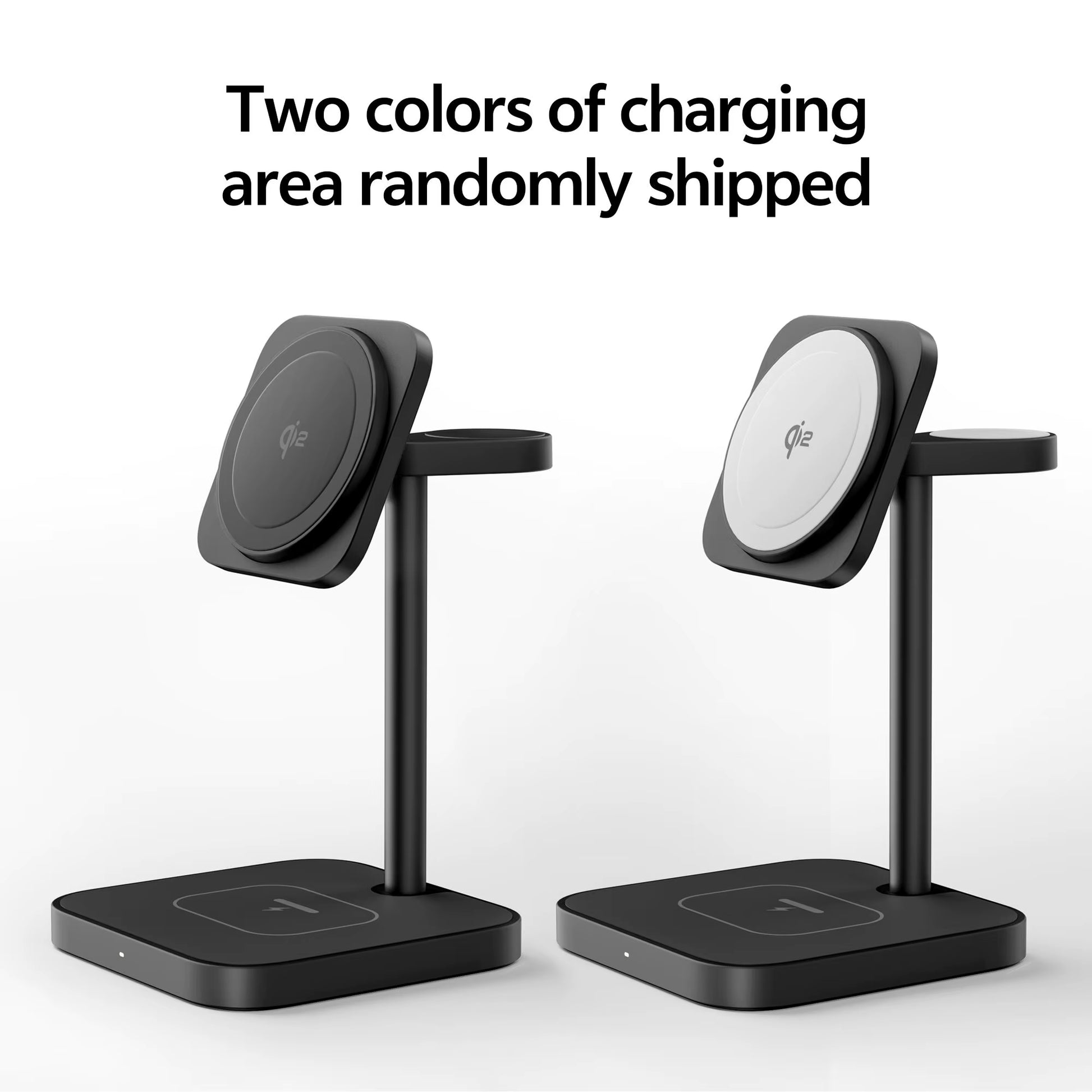 LULULOOK Qi2 3 in 1 Wireless Charging Station Aluminum,Fast 15W Mag-Safe Charger Stand for Iphone 17 16 15 14,5W for Apple Watch
