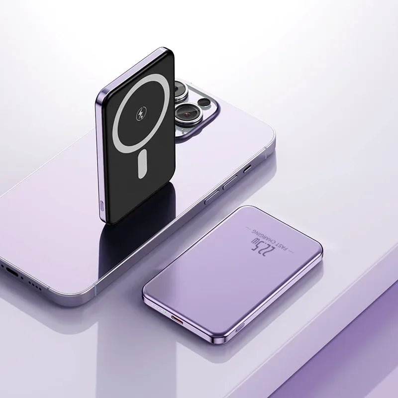 Portable Charger 10000Mah Magnetic Power Bank PD20W Wireless Fast Charging for Magsafe Power Bank for Iphone Samsung Xiaomi Etc.