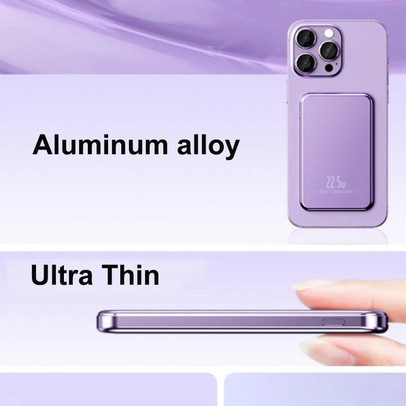 Portable Charger 10000Mah Magnetic Power Bank PD20W Wireless Fast Charging for Magsafe Power Bank for Iphone Samsung Xiaomi Etc.