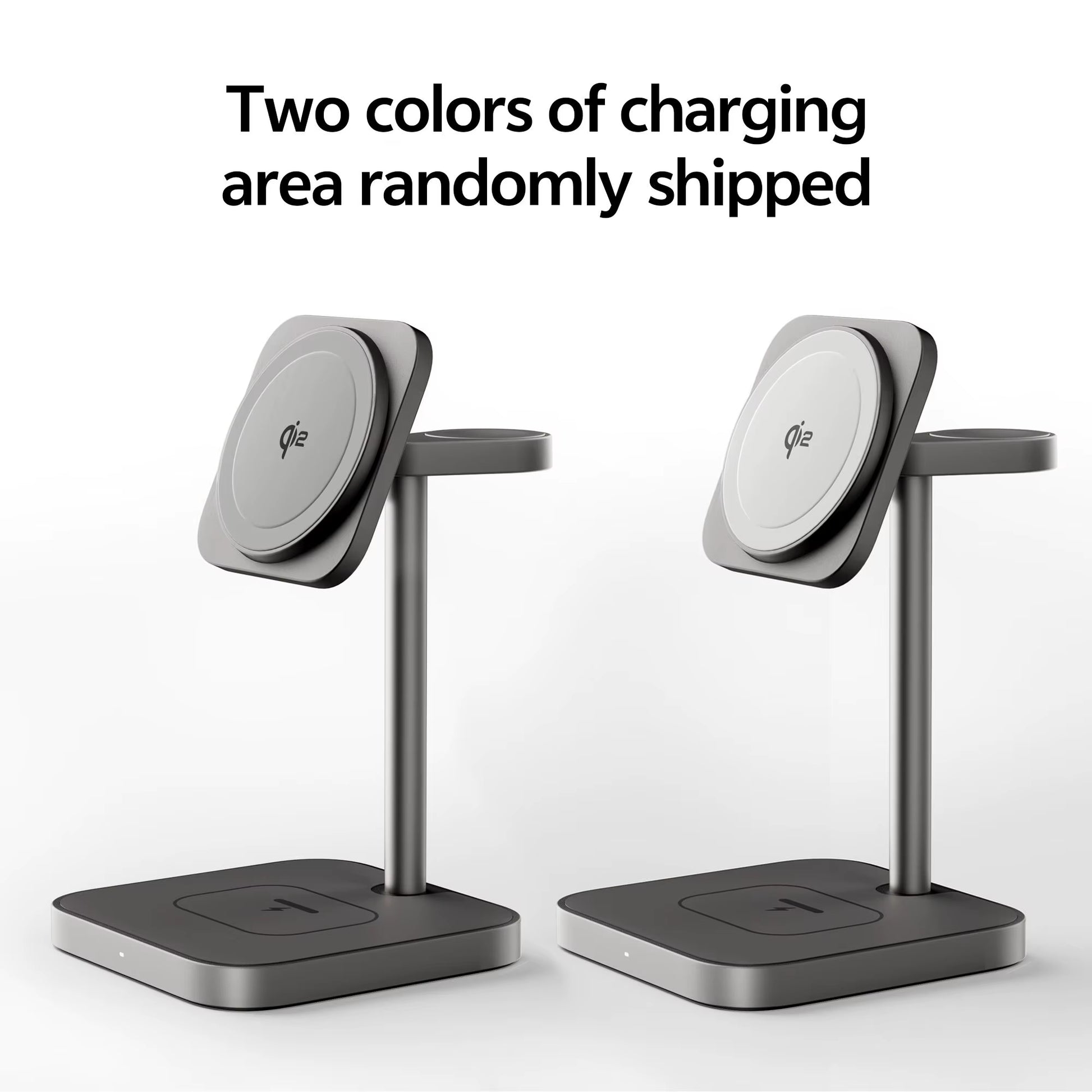 LULULOOK Qi2 3 in 1 Wireless Charging Station Aluminum,Fast 15W Mag-Safe Charger Stand for Iphone 17 16 15 14,5W for Apple Watch